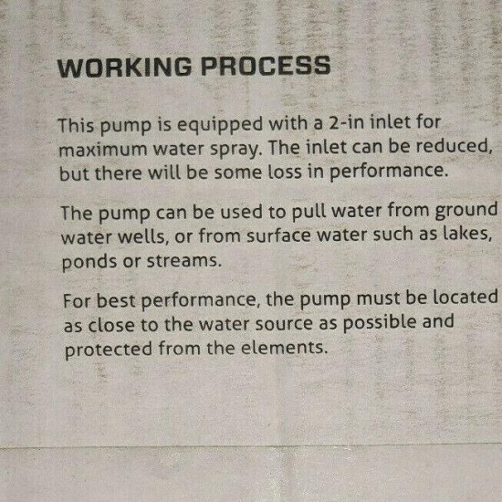 New Zoeller 1332-0006 Irrigation/Lawn Sprinkler Pump Cast Iron 1.5HP 70GPM