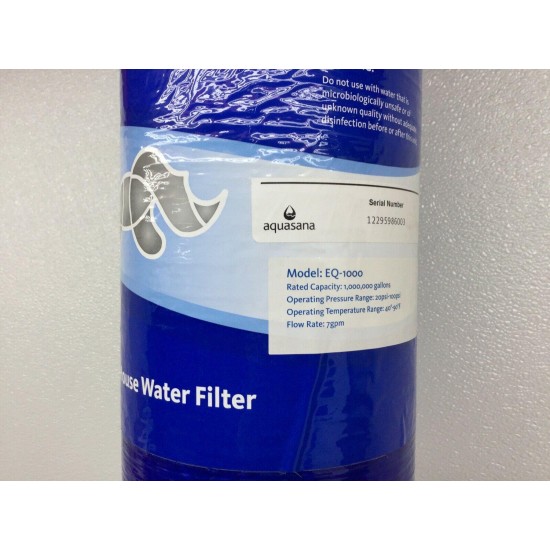 Aquasana High Performance Water Filter System 1,000,000 Gallon Capacity, EQ-1000