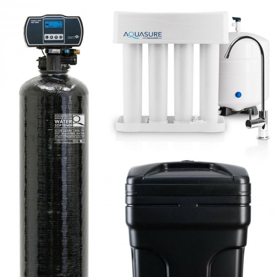 Aquasure Water Softener 32,000 Grain / Reverse Osmosis System - 75 GPD Bundle