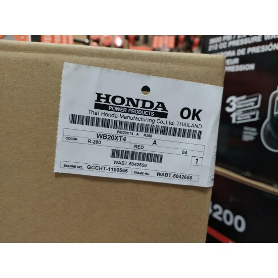 Honda WB20XT4A 2