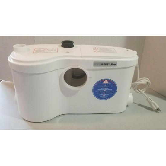 Saniflo 13 SANIBEST Grinder Pump Brand New Open Box FAST FREE SHIPPING