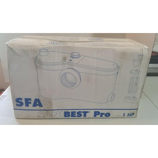 Saniflo 13 SANIBEST Grinder Pump Brand New Open Box FAST FREE SHIPPING