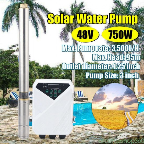 DC 48V 750W High Pressure Solar Water Pump 3