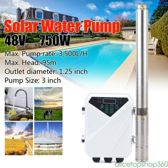 DC 48V 750W High Pressure Solar Water Pump 3
