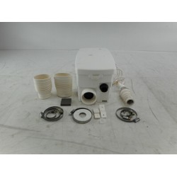 Saniflo 010 SANISHOWER Light Duty Gray Water Pump, White