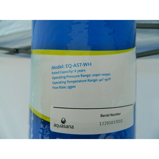 AQUASAUNA Whole House Salt Free Water Conditioner Replacement Tank EQ-AST-WH