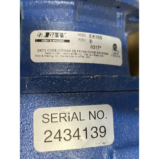 Flint & Walling,Model #EK10S, 1 HP Shallow Well Jet Pump, Made in USA