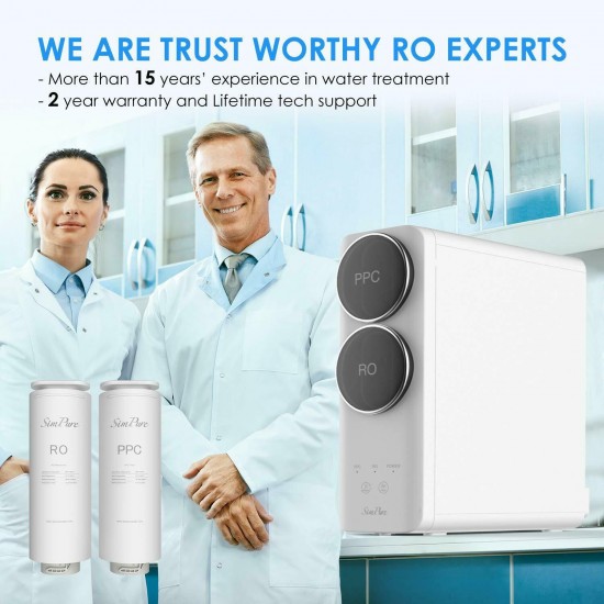 400G Under Sink RO Reverse Osmosis System Drinking Water Filter Purifier Q6