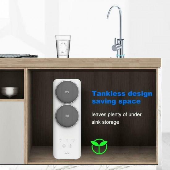 400G Under Sink RO Reverse Osmosis System Drinking Water Filter Purifier Q6