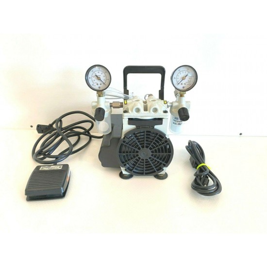 Welch Vacuum 2546B-01 Dry Piston Pump Single Head 115V With Warranty