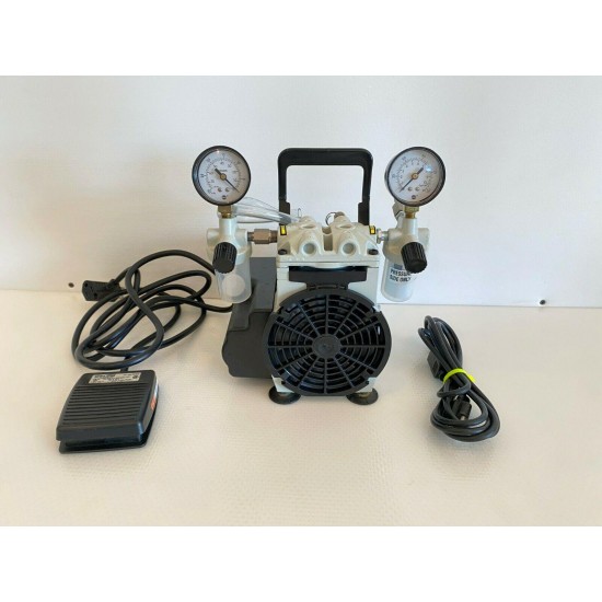 Welch Vacuum 2546B-01 Dry Piston Pump Single Head 115V With Warranty