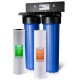 WGB22B 2-Stage 100k Gal. Whole House Water Filter System w/ Big Blue Sediment an
