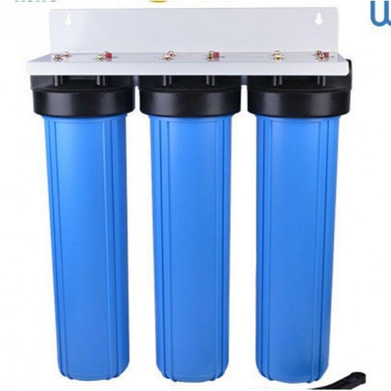 Big Blue Whole House Water Filter System + Sediment|Carbon|KDF85/GAC 4.5