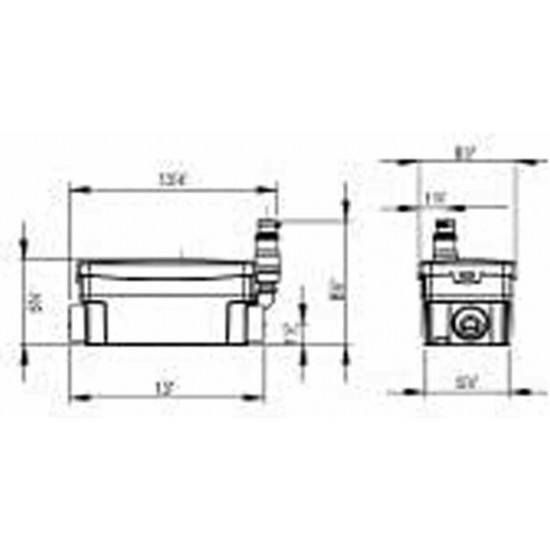 Saniflo 010 SANISHOWER Gray Water / Drain Water Pump for Shower and Sink
