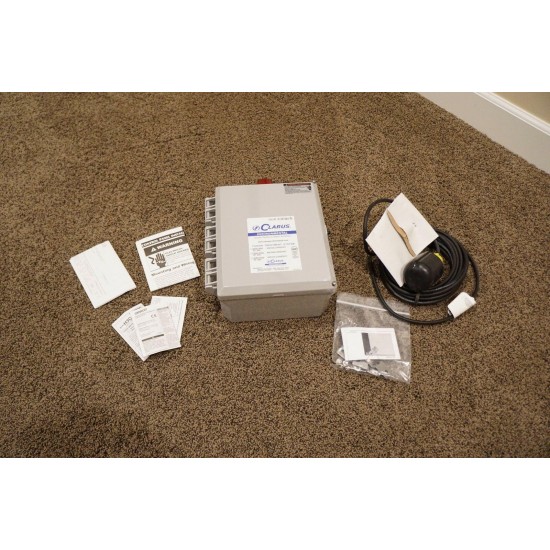 New Clarus Environmental 10-2148 Fusion Simplex Control Panel 120V/1PH/4X/0-7A