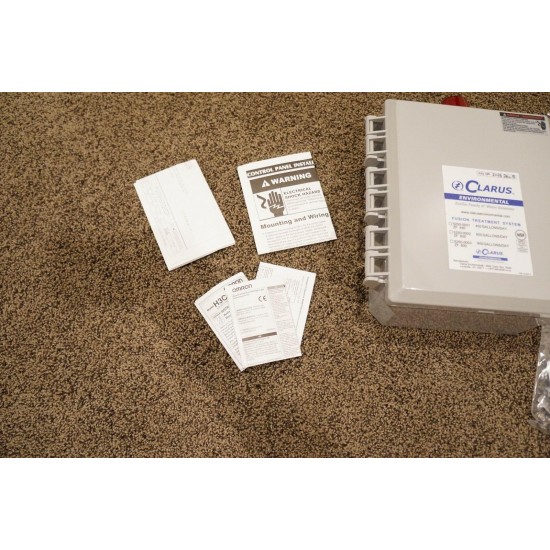 New Clarus Environmental 10-2148 Fusion Simplex Control Panel 120V/1PH/4X/0-7A