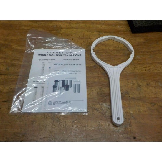 APEC Water Systems 3-Stage Whole House Water Filter System with Sediment, GAC Ca