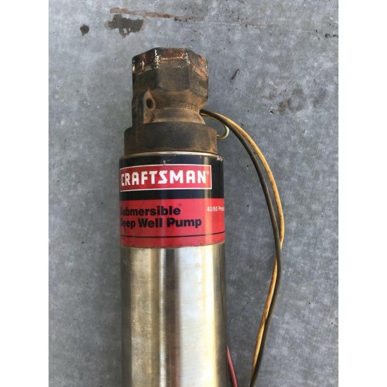 Franklin motor 2hp With Control Box Craftsman Deep Well Pump