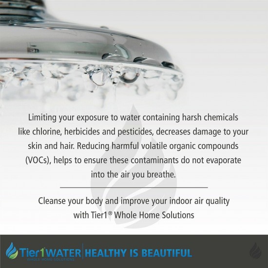 Tier1 Series 8000 Whole Home Salt Free Water Softener Replacement Media Kit and