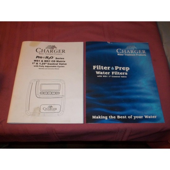 CHARGER WATER TREATMENT PRODUCTS FILTER PREP WATER FILTRATION SYSTEM WS1 W/TANK