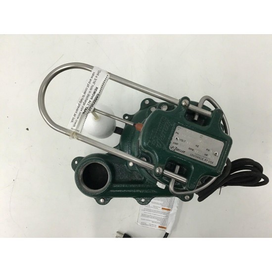 Zoeller - M267 Sewage Ejector Pump Discharge 2 in FNPT