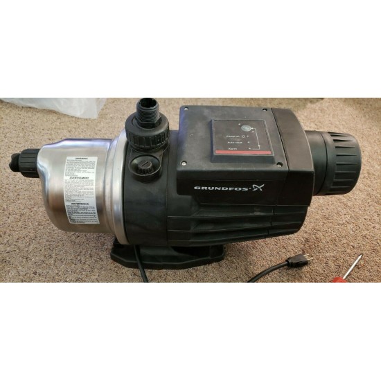 GRUNDFOS MQ 3-45 A-O-A-BVBP 1HP 96515415115VOLT PRESSUREBOOSTERPUMPNew w/Defects
