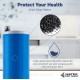 3 Clear Big Blue 10-Inch Water Filter Whole Housing 1-Inch Outlet/Inlet