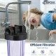3 Clear Big Blue 10-Inch Water Filter Whole Housing 1-Inch Outlet/Inlet