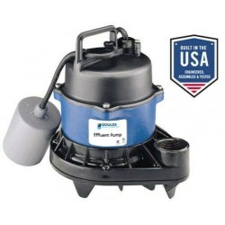 Goulds EP0411AC, EP0411A, 4/10 HP, 115V Sub Effluent Pump 3/4