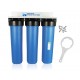 TRIPLE BIG BLUE 20'' WATER FILTER SYSTEM 1