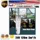 864W 3m3/h Solar Submersible Deep Well Water Pump Well Garden Irrigation 120m US