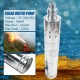 864W 3m3/h Solar Submersible Deep Well Water Pump Well Garden Irrigation 120m US