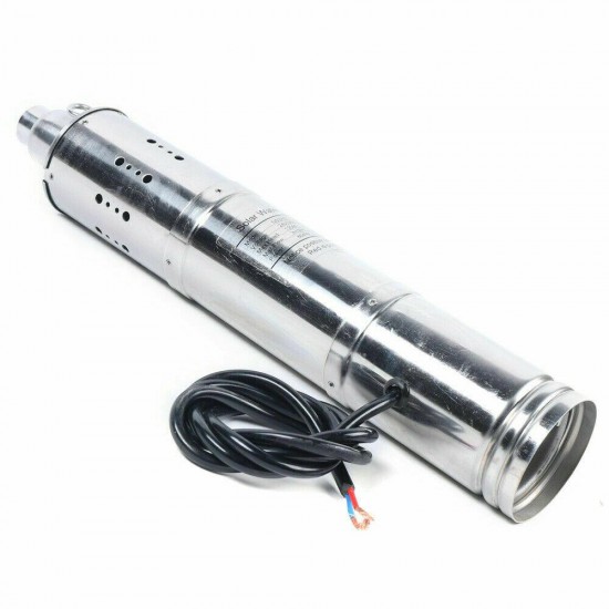 864W 3m3/h Solar Submersible Deep Well Water Pump Well Garden Irrigation 120m US