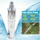 864W 3m3/h Solar Submersible Deep Well Water Pump Well Garden Irrigation 120m US