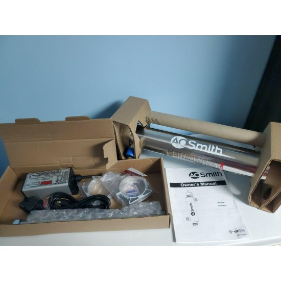 AO Smith Single-Stage 15-GPM Ultraviolet UV Whole House Water Filtration System