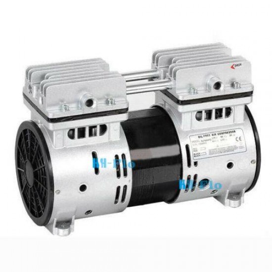 220V Mini Diaphragm Dental Medical Lab Vacuum Pump 550W Air Pump 2.4CFM