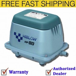 HIBLOW HP-80 LINEAR SEPTIC AIR PUMP AERATOR - NEW - 2 YEAR WARRANTY