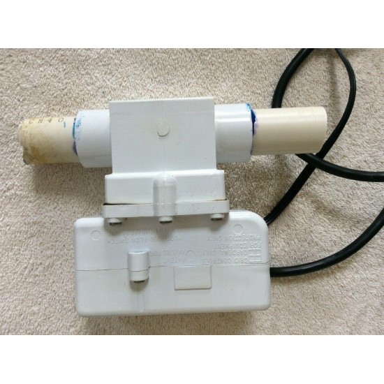 GAST Air Pump with Grid Products Water Flow Switch attached & Mounting Bracket