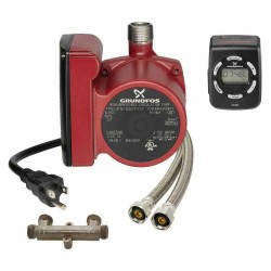Grundfos UP15-10SU7P/LC Instant Hot Water Circulating Pump w/ Digital Timer -