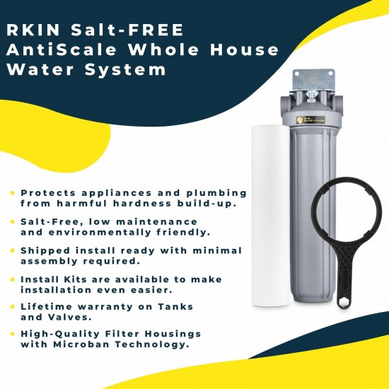 CBS PPH Salt-Free Water Softener Alternative AntiScale Whole House System