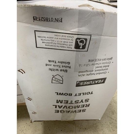 Zoeller Ultima Sewage Removal COMPLETE SYSTEM tank, bowl, & 1/2 HP Grinder pump