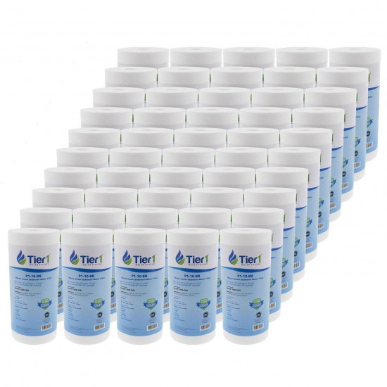 10 x 4.5 Inch DGD-2501 1 Micron Polypropylene Sediment Water Filter 50 Pack