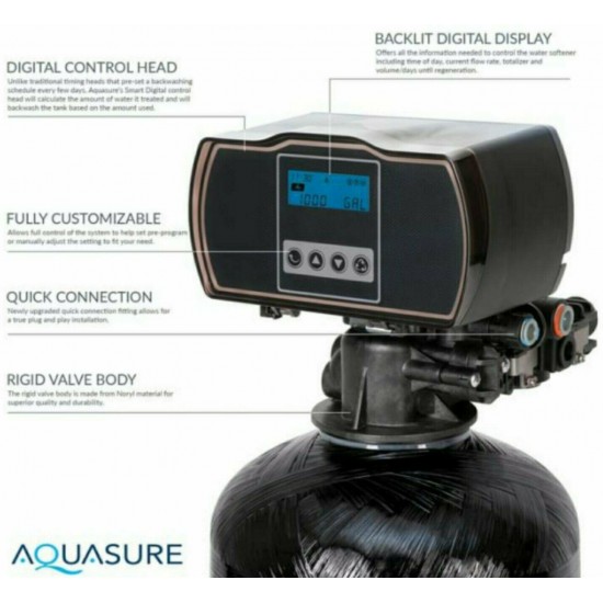 Aquatrol aqt-56SE Powerflo Series DIGITAL Metered Water Softener Control Valve