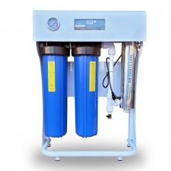 3 Stage 20 in Sediment Carbon Block Ultraviolet Whole House Water Filter System
