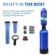 Water Filtration System 20 in. Pre-Filter Blue Whole House 4-Stage 300,000 Gal.