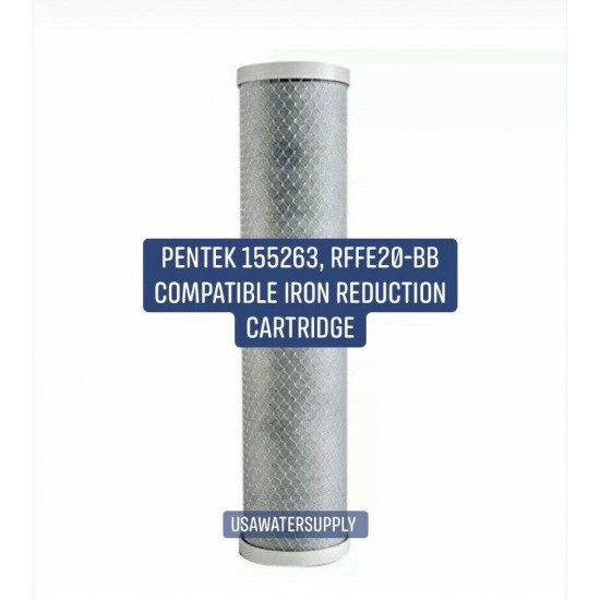 Pentek 155263, RFFE20-BB Compatible Iron Reduction Cartridge 6 Pack Water filtet