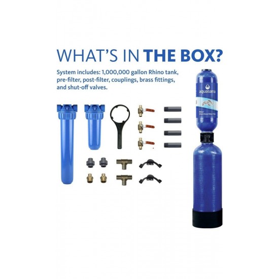 AQUASANA  EQ-1000 10yr 1,000,000 Gal Whole House Water Filter System - NEW