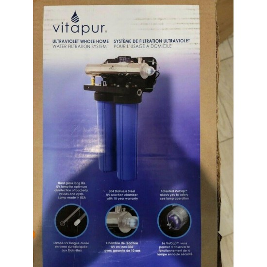 Vitapur Whole-Home VPS1140-1 Filtration and UV Disinfection Water System, 8 Gpm