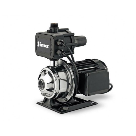 NEW SIMER 4075SS-01 3/4 HP WATER PRESSURE BOOSTER PUMP STAINLESS