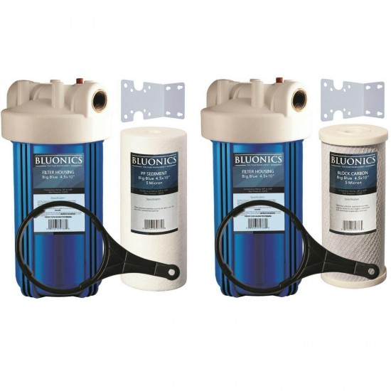 55W Ultraviolet Light UV Sediment & Carbon Well Water Filter Purifier